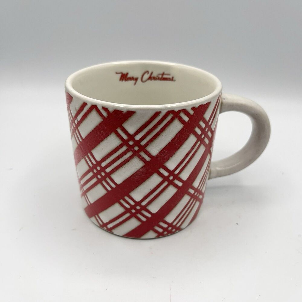 Hearth & Hand With Magnolia Merry Christmas Mug Red Plaid Target
